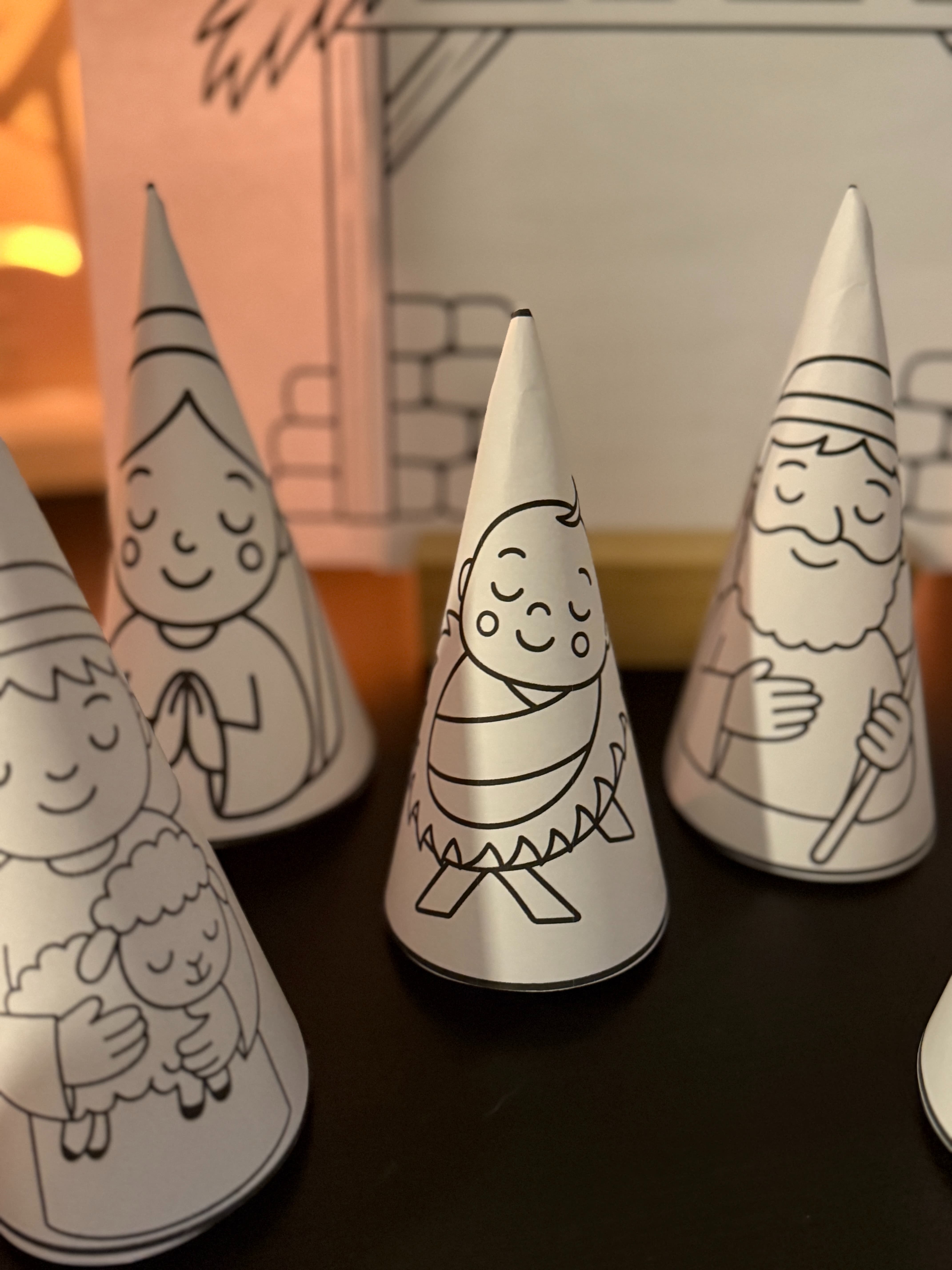 vystřihovací betlém k tisku